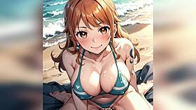 hot petite teen 18+ with big tits gets creampie from massive cock in 3d cartoon