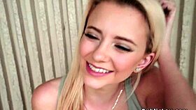 Is The Blonde Fucking On The Lawn In Outdoor POV?