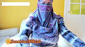 Persian wife with big tits on muslim webcam display