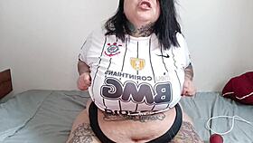 Corinthiana enjoys balls in ass with Mary Jhuana