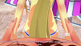 i'm marie rose in bikini having sex on the beach in this 3d anime hentai fantasy