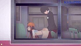 futaba sakura and ann takamaki and ren amamiya intense sex - persona 5 hentai