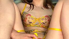 this teen girl masturbates with a toy on day twelve of her challenge