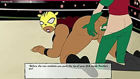 18titans part 13 featuring jinx in suggestive cartoon action