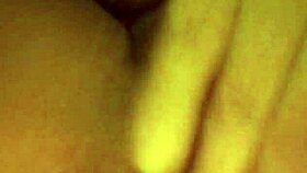 horny petite latina cant take it anymore, she masturbates her shaved pussy and orgasms