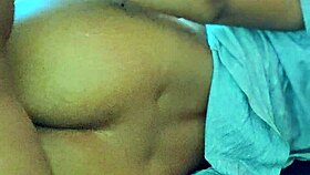 A couple engages in a passionate POV session with intense physical connection.