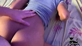 giant white cock stretches tight ebony pussy