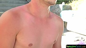 Naughty Horny Twinks Have An Outdoor Orgy