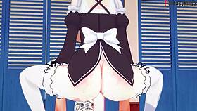 Watch Rem fuck hard for those big boobs?