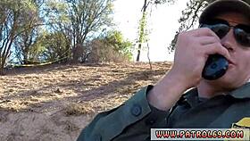 i'm a male police stripper loving redhead's ripped clothes and cock