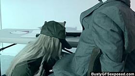 hot soldier ciara bugatti fucks a suspect in her sexy uniform 😏