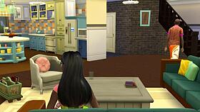 Indian teen stepdaughter gives stepdad sensual massage with erotic handjob. Her big tits shine during old and young play.