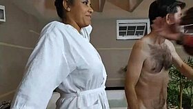 Big Tits Sara Rosa and Branca De Neve in Anal Blowjob Assfucking Scene