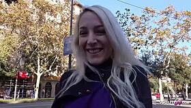 Big tits Latina Milf Bianka seducing the German scout for cash?