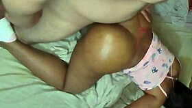 This innocent teen stepsister is trying her brother's big dick in a hot anal session for the first time.