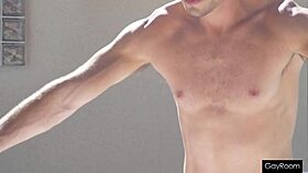 Trent rails poolboy's asshole outdoors.