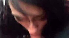 Deepthroat Blowjob On The Road In Public