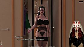 The Golden Boy Returns with Mommy in Stockings and Big Tits.