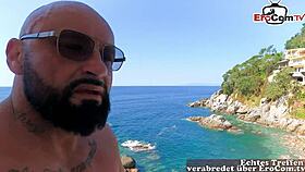 German Sex Tourist Meets Spanish Latina Teen 18+ for Amateur Outdoor POV Sex in Public Spot.