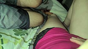 stepdaughter sneaks into my room craving bedroom action