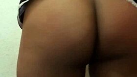 Video call on April 5, first part of what happened while playing on webcam with latina ass