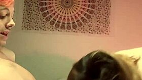 this evil blowjob with femdom and a monster cock is so intense