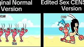Man, check the difference between Rhythm Heaven Fever original and the censored sex version