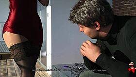 Hey Anna, that red dress and black stockings combo is pure fire tonight!