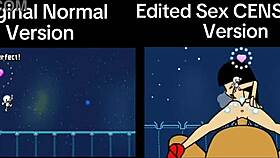 Man, check the difference between Rhythm Heaven Fever original and the censored sex version
