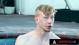 Hot! Bisexual threesome sandwich with Adira Allure in hardcore action