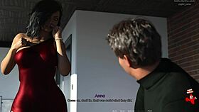 Hey Anna, that red dress and black stockings combo is pure fire tonight!