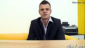 Double anal in gay threesome competition