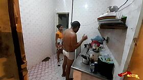 i'm fuckin my skinny stepdaughter in the kitchen, anal bareback.