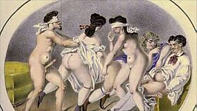 Vintage erotic drawings bring retro fantasies to life with sensual detail