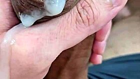 cute young brazilian neighbor jerks off and cums hard