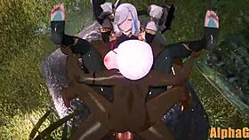 shenhe in anime hentai adventure