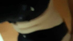 Teen sucking cum like a slut in amateur blowjob