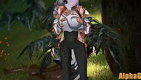 shenhe in anime hentai adventure