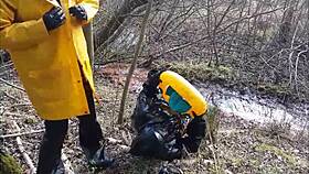 Rich German Femdom in Brutal Outdoor Latex Fetish