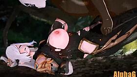 shenhe in anime hentai adventure