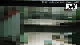 The neighbor is in action, caught on camera.