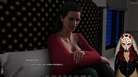 The Golden Boy Returns with Mommy in Stockings and Big Tits.