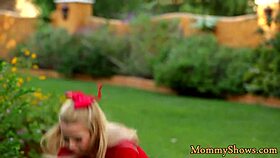 Big tits stepmom fingering teen 18+ cheerleader in the locker room