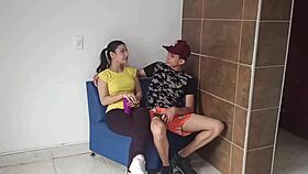 My Colombian stepsister teaches exercise then we have wild sex 😈