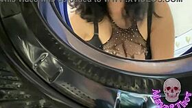 Hot Busty Girl Trapped In Washing Machine, Getting Creampied By Big Cock