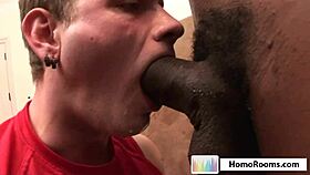 Homeroom Blows Huge Gay Cock, Facial Cumshot!