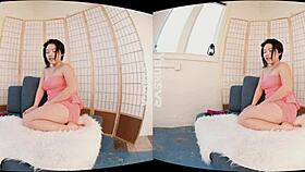 Asian Amateur Hope Gold Climaxes With Dildo In Virtual Reality