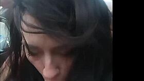 Deepthroat Blowjob On The Road In Public