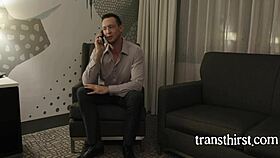 A guy meets his crush for the first time in a hotel.