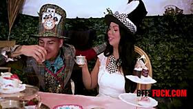 alice experiences wild fantasy times in wonderland